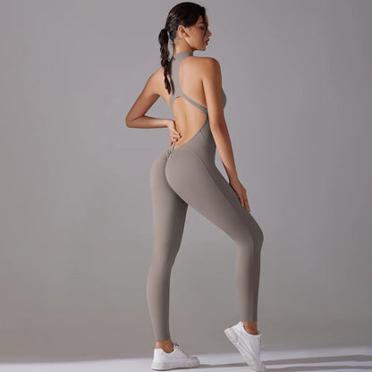 Body Femme Contrôle du Ventre Remontant de Fessiers Sports Shapewea Tenue de Fitness Combinaison de Yoga Vêtements de Sport pour Femme Push-Up.