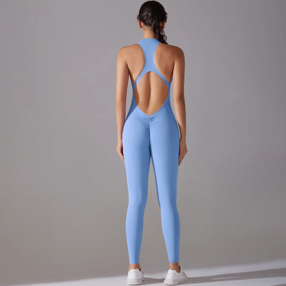 Body Femme Contrôle du Ventre Remontant de Fessiers Sports Shapewea Tenue de Fitness Combinaison de Yoga Vêtements de Sport pour Femme Push-Up.