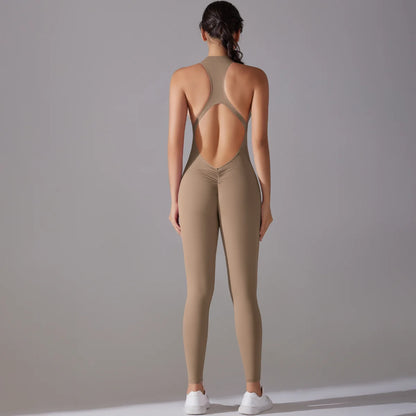 Body Femme Contrôle du Ventre Remontant de Fessiers Sports Shapewea Tenue de Fitness Combinaison de Yoga Vêtements de Sport pour Femme Push-Up.